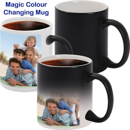 Personalised Heat Colour Changing Magic Mug - Great Birthday Gift - Photo Mug 2 - Picture 1 of 1