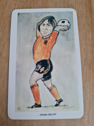 FOOTBALL SOCCER 1979 Venorlandus trade card JOHAN CRUYFF  AJAX Netherlands - Afbeelding 1 van 2