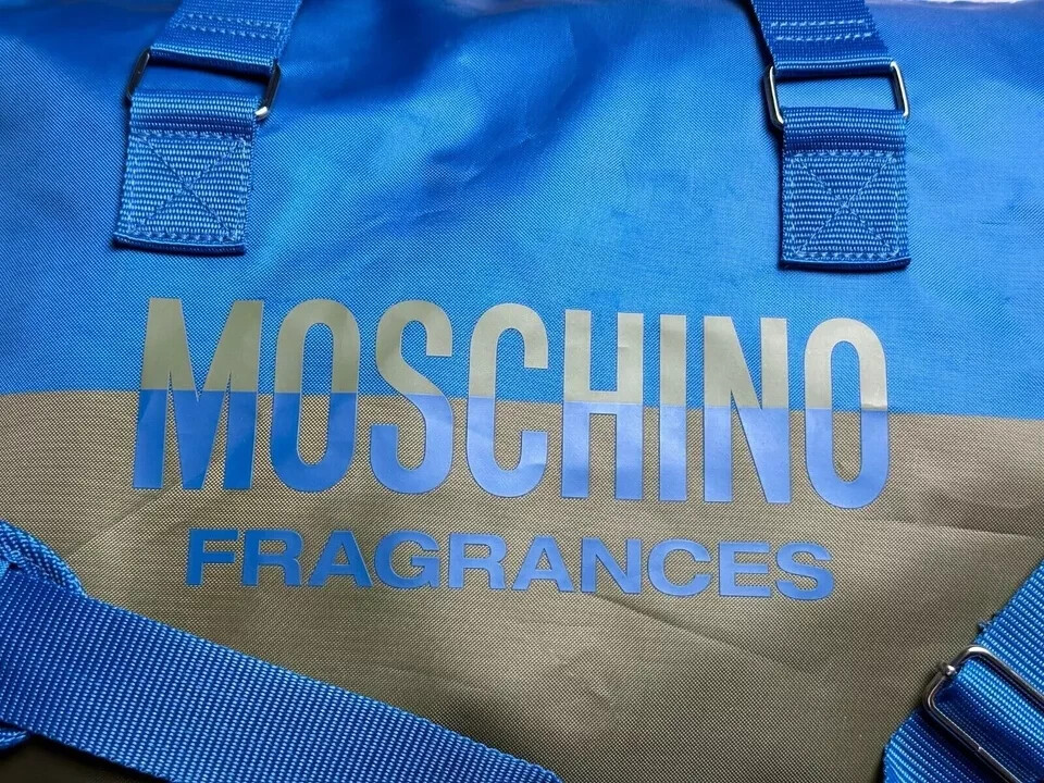Moschino Unisex Expandable Duffle Gym Weekender Carry-On