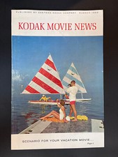 Kodak Movie News Leaflet Magazine Antique Guide Summer 1962 Sailing
