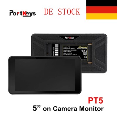 PortKeys PT5 5.5'' II 4K HDMI Touch Screen 500nit Ultra-Thin Camera Monitor 3DLUT