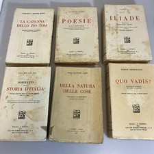 6 Libri Narrativa varia Poesie Romanzo di Autori vari Edizioni Barion 1930