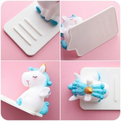 Cute Unicorn Phone Stand Anti slip Car Table Phone Tablet Holder