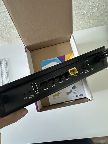 Netgear Router (AC1900) Inteligentny router Wifi Pasek wybierania Gigabitowa antena zewnętrzna - Zdjęcie 5 z 7