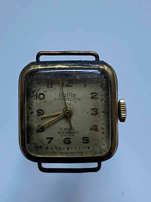 Rome Precision antike, elegante Damenuhr Handaufzug Werk läuft 