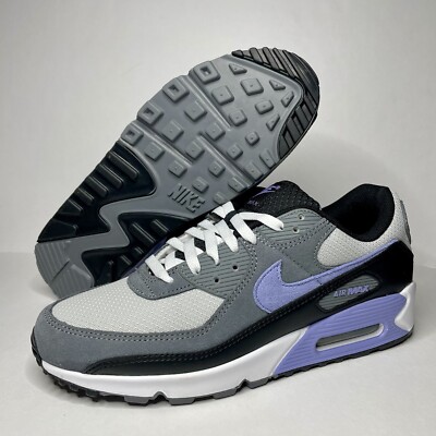 NIKE  Air Max 90  Light Thistle   Black/Purple  Men s  Size 10 DM0029-014 No Lid