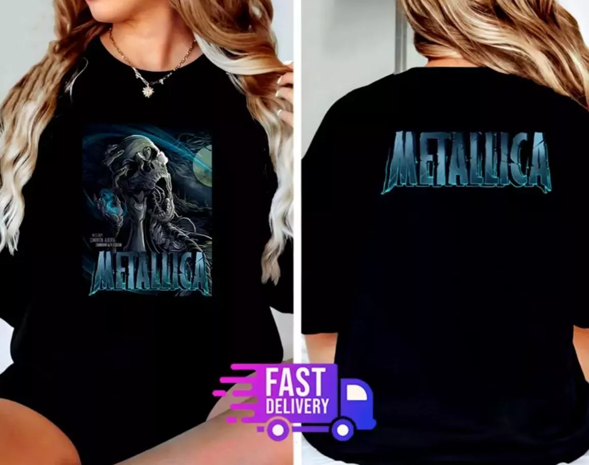 Metallica M72 North America Tour 2024 Edmonton At Commonwealth Stadium T-Shirt