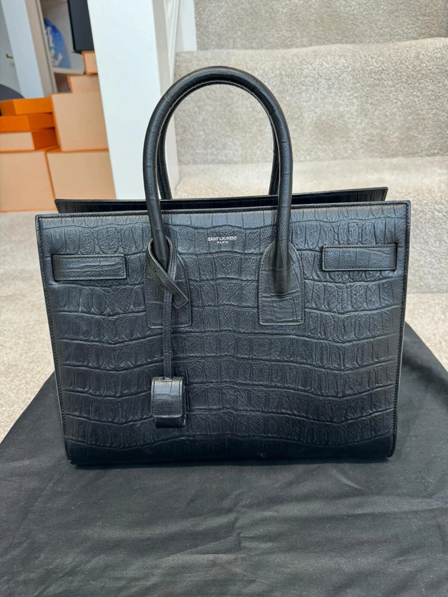 Sac de jour saint laurent croco top