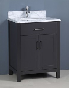 24 Cape Town Bathroom Vanity Cabinet Grey Ebay