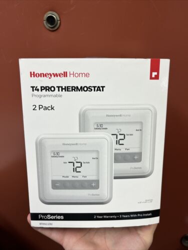 Honeywell Home T4 PRO Thermostat 2 Pack ProSeries - Picture 1 of 6