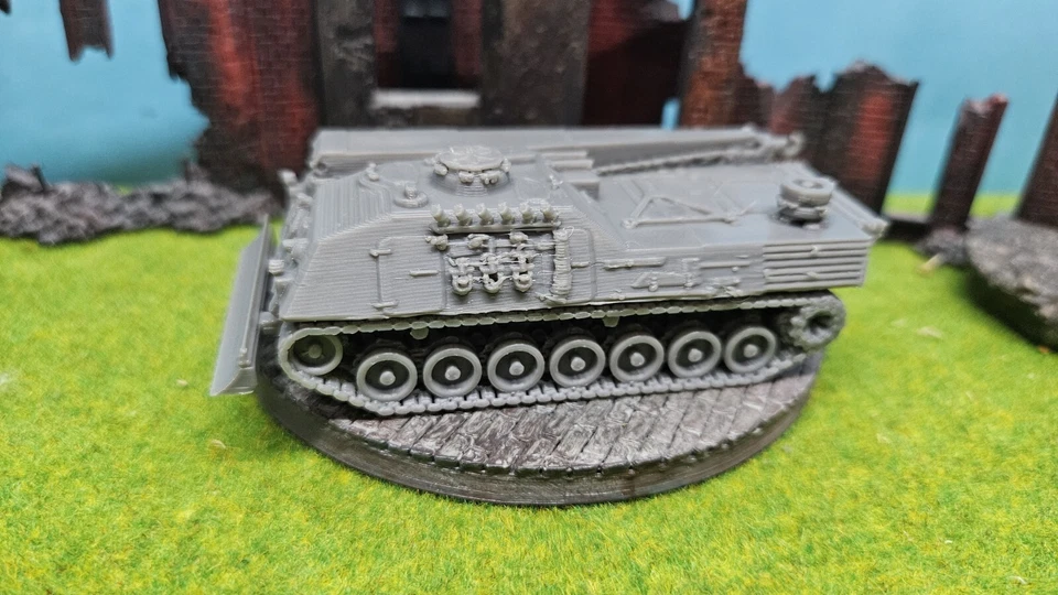 Veicolo Corazzato Recupero 2 " BPz-2 " Tedesco Arv Come Modello Kit Scala: 1:87 - Immagine 4 di 4