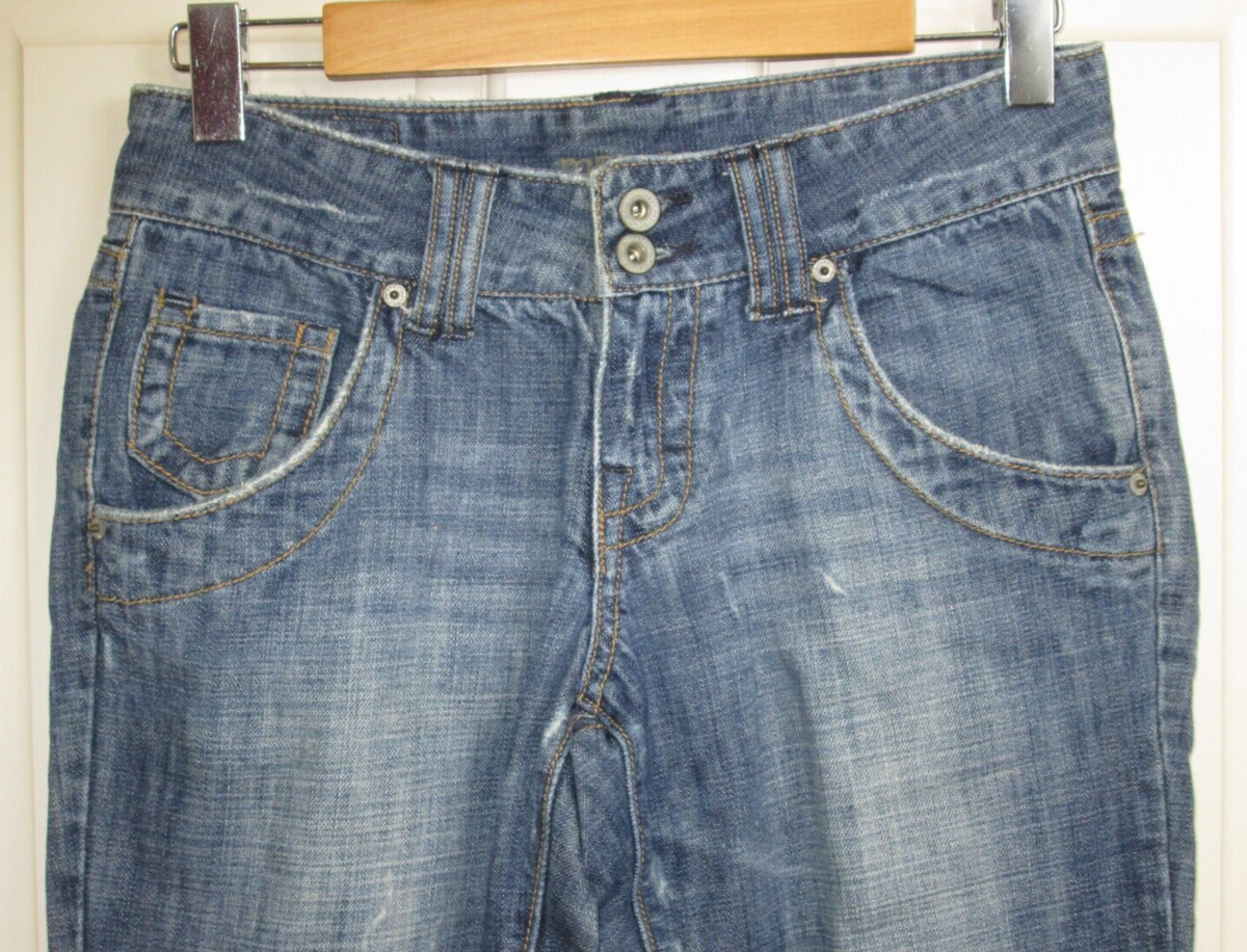 Capri Femme Maurice's - Taille 3/4 - Entrejambe 24 - Coton Délavé - Occasion Très Bon état