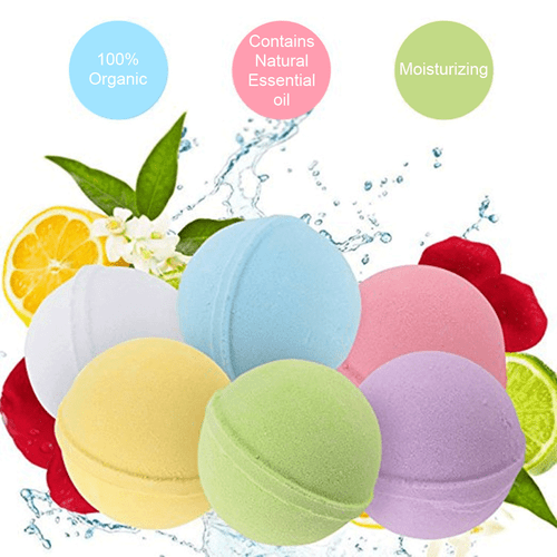Aromatherapy Sea Salt Ball Body Essential Oil Explosion Bubble Bath Bombs Ball - Picture 11 of 12