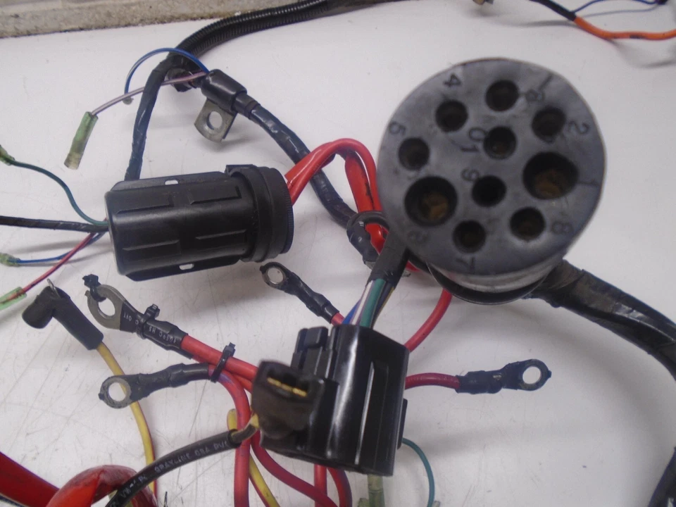 W5d Yamaha Marine Sterndrive Wire Harness 1993 3.0L 13-1500-10 - Image 3 of 4