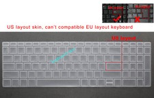 US Keyboard Skin Cover for HP 17-cn  17-cp  15-eg  15-eh  15t-er  15-er 