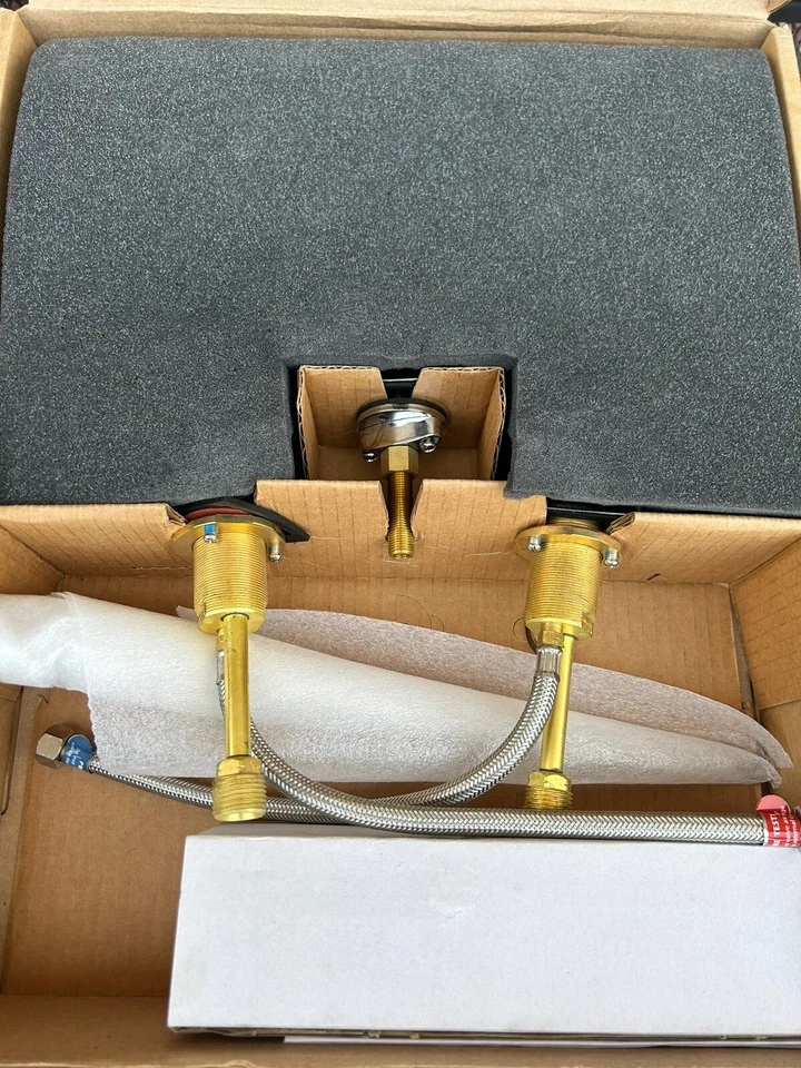 Grifo de lavabo torre amplia serie Santec Estate 4020PL41 acabado cromado NUEVO Foto 3 de 4