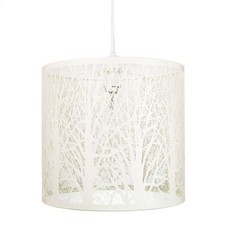 Unique and Beautiful Soft Cream Metal Forest Design Ceiling Pendant Shade by ...