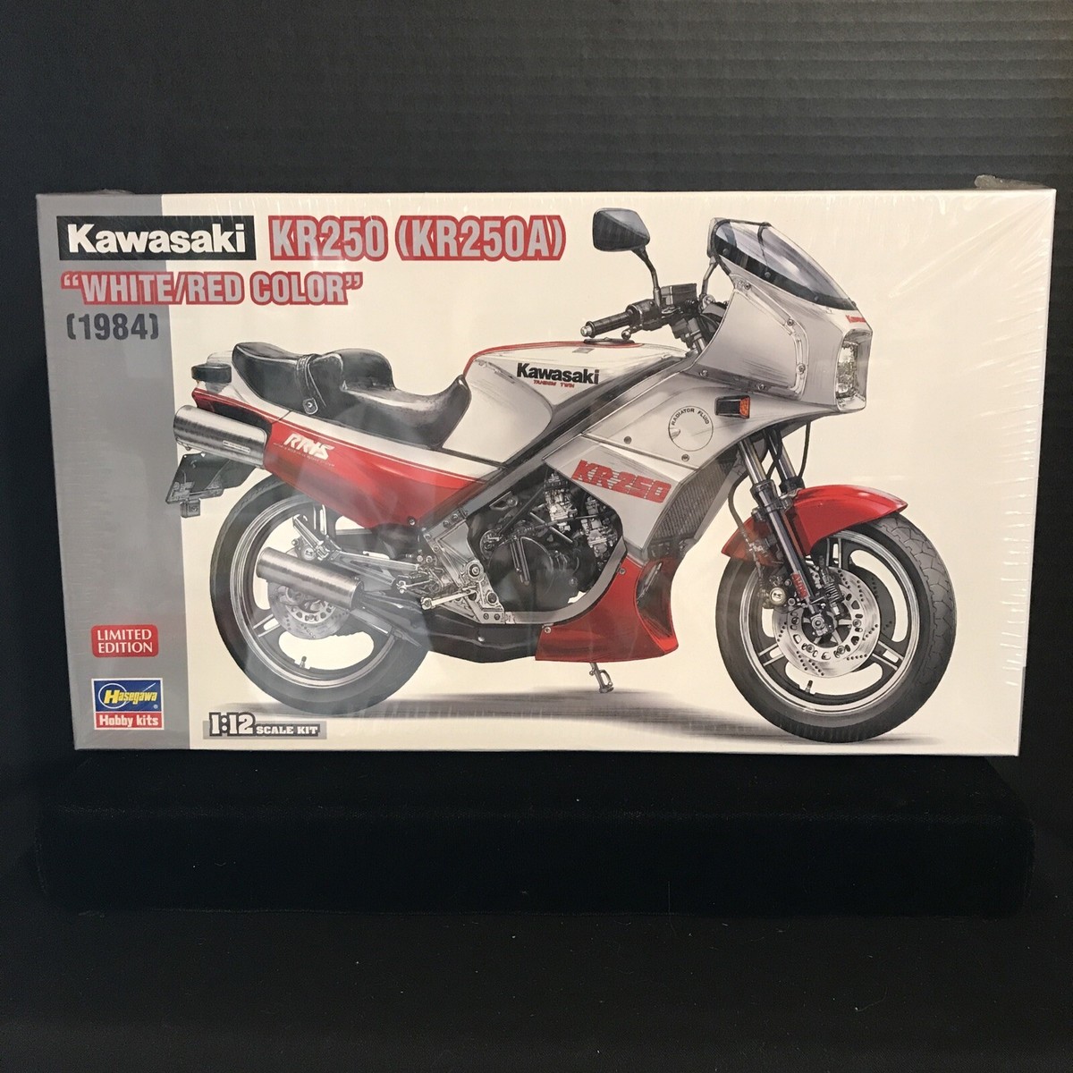 K HASEGAWA 21745 KAWASAKI KR250 MOTORCYCLE MODEL KIT-NIB-1:22