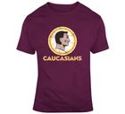 Washington Caucasians Distressed Racial Football  T Shirt