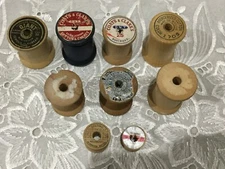 Vintage Lot of Thread Spools