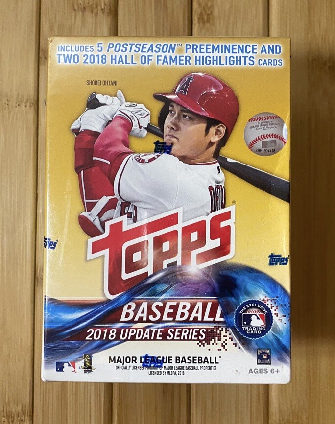 2018 Topps Update Series MLB Baseball Factory Sealed Blaster Box 