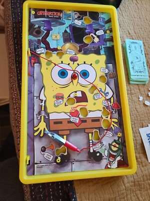 Nickelodeon SPONGEBOB SQUAREPANTS OPERATION Skill Game Made In USA