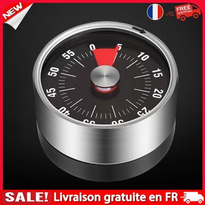 60-Minute Time Management Timers Mechanical Magnetic for Cooking Study Fitness