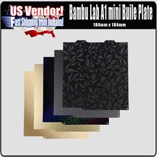 Bambu Lab Build Plate A1 Mini, Pei, Pet, Ped, H1H, Pey Surface Choices