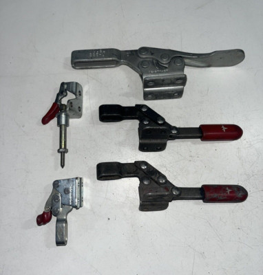 DESTACO Mixed Horizontal Manual Push Pull Hold Down Toggle Clamps Set of 5