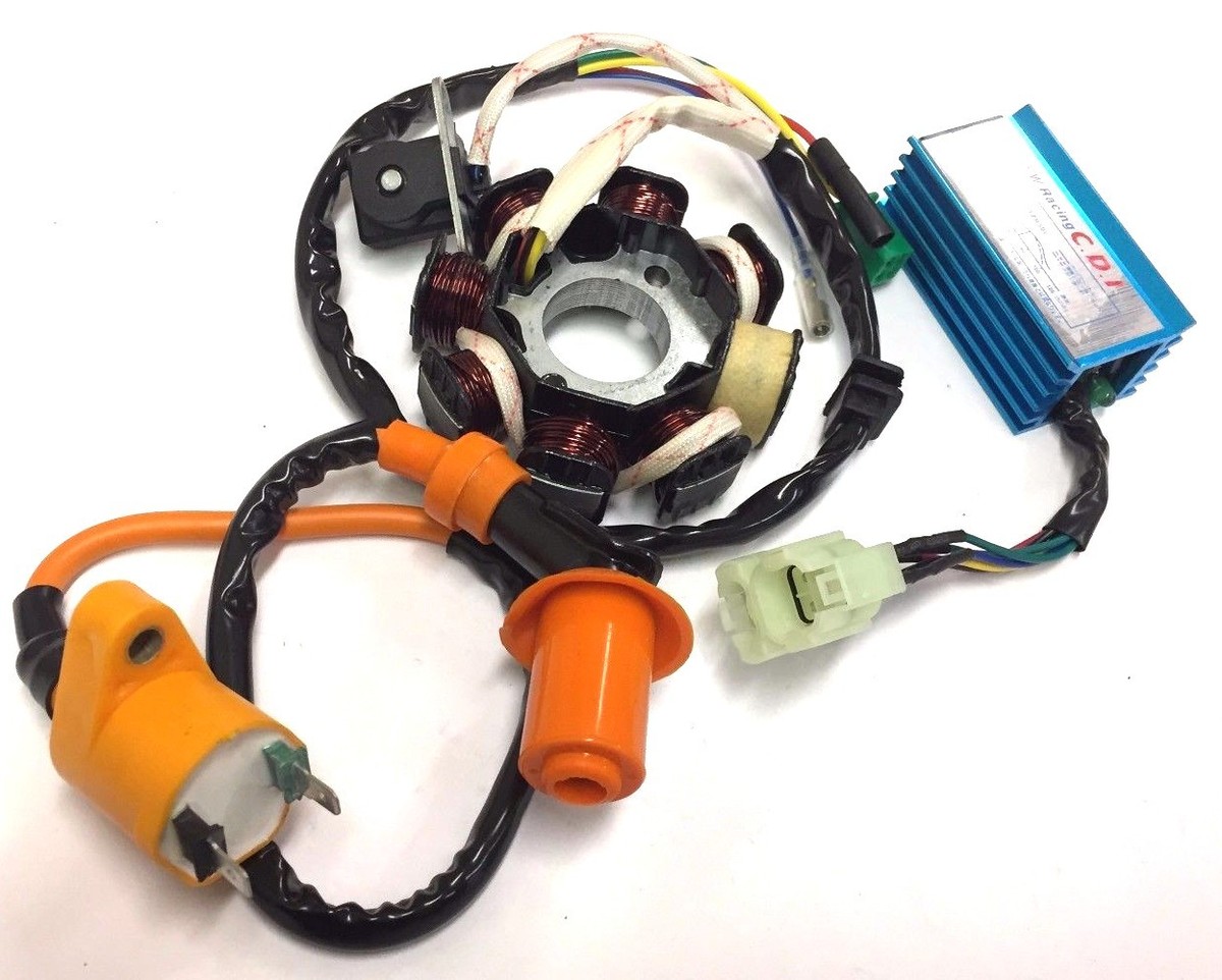 MAGNETO STATOR COIL PERFORMANCE CDI & IGNITION COIL GY6 150CC GO