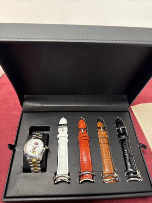MZ Berger DISNEY Minnie Mouse Limited Edition Watch Set w/5 Bands NEW IN BOX