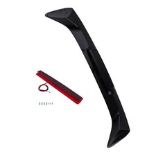 Trunk Spoiler For Honda Civic 2-door Couple 1996-2000 W Led Brake Gloss Black
