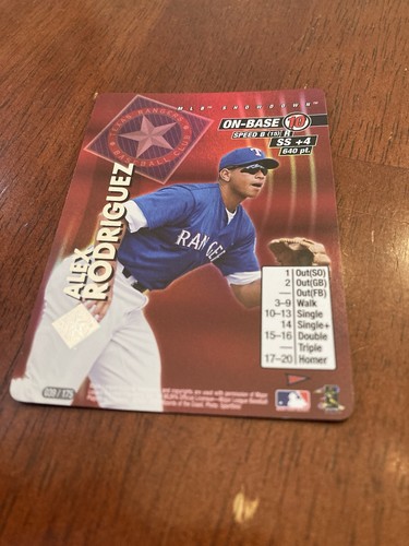 2001 MLB Showdown Alex Rodriguez Pennant Run Foil #39 Texas Rangers 2 - Picture 2 of 10