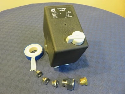 DWEMA Rep.-Satz CONDOR Druckschalter MDR3/11 8-10bar + Motorschutz 10-16A + E.-Ventil