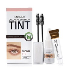 Eyelash Eyebrow Tint Kit Waterproof Long Lasting Hair Dye Permanent Color Black Eyelash Eyebrow Tint Kit Waterproof Long Lasting Hair Dye Permanent Color Black