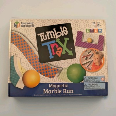 Tumble Trax Learning Resourcess Magnetic Marble Run Brain Booster NEW/Sealed