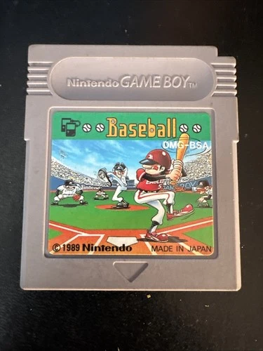 Baseball Nintendo GameBoy Game Cartridge Only 1989 Tested Japanese Version