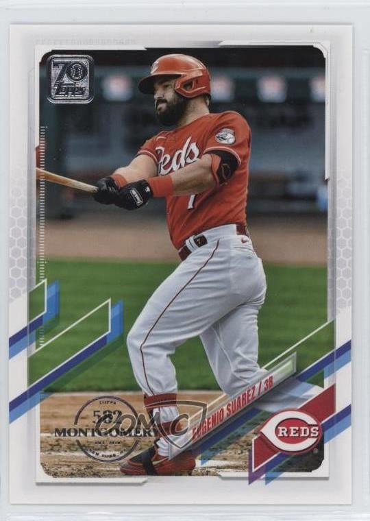 2021 Topps 582 Montgomery Club Eugenio Suarez #627 0c4