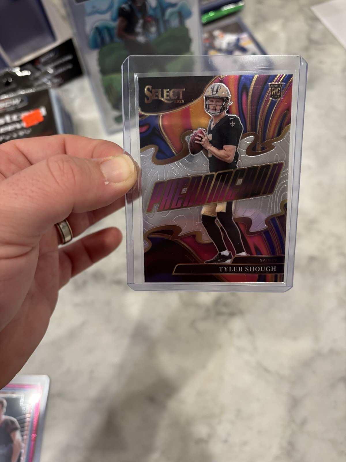 2025 Panini Select Tyler Shough Phenomenon Insert Rookie Silver (RC)