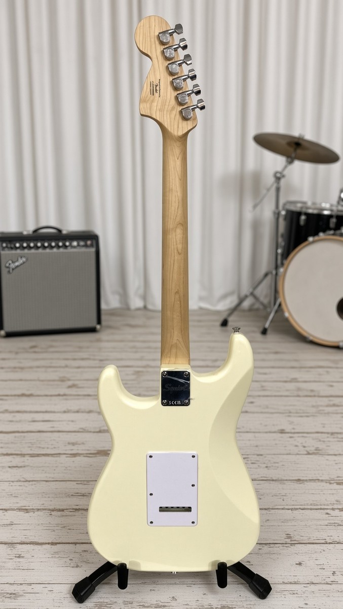 ギター Squire by fender stratocaster mod white Fender Squier Strat