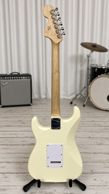 Fender Squier Strat Olympic White SSS Stratocaster Electric Guitar
