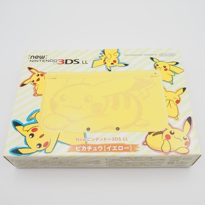 EXC] New Nintendo 3DS LL XL Pikachu Yellow Video Game Console