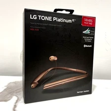 LG HBS-930 TONE Platinum Alpha Wireless In-Ear Headphones (Rose Gold)