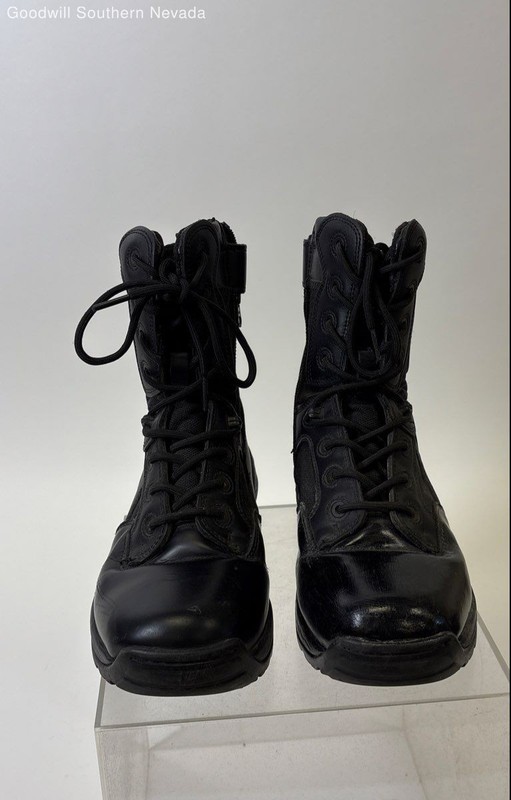 Nortiv 8 Men's Black Combat Boots - Size 8.5