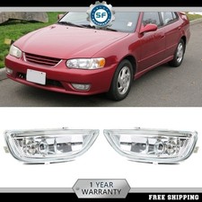 Clear Driving Fog Lights Lamps Leftright Side For Toyota Corolla Jdm 2001-2002 Clear Driving Fog Lights Lamps Leftright Side For Toyota Corolla Jdm 2001-2002