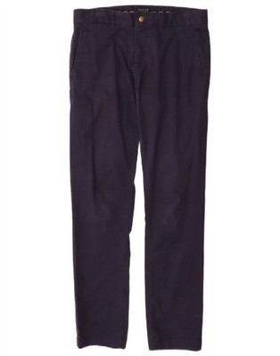 Joules Mens Slim Chino Trousers W30 L32 Navy Blue Cotton DF16