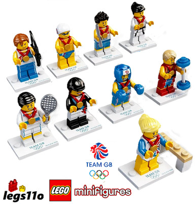 LEGO Team GB Collectable Minifigures London 2012 Olympische Spiele NEU (ohne Verpackung)