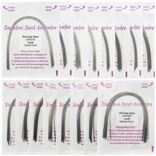 arcos de ortodoncia acero Rectangular Orthodontic Stainless Steel Arch Wire SS