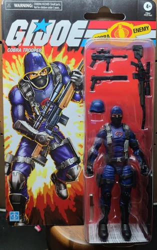G.I. Joe Classified Series Retro Cardback Cobra Trooper Free Shipping. 