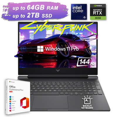 #ad #ad 2026 HP Victus Gaming Laptop 15.6quot; 144Hz Intel i5 RTX 3050 Upto 64GB RAM 2TB SSD $779.00